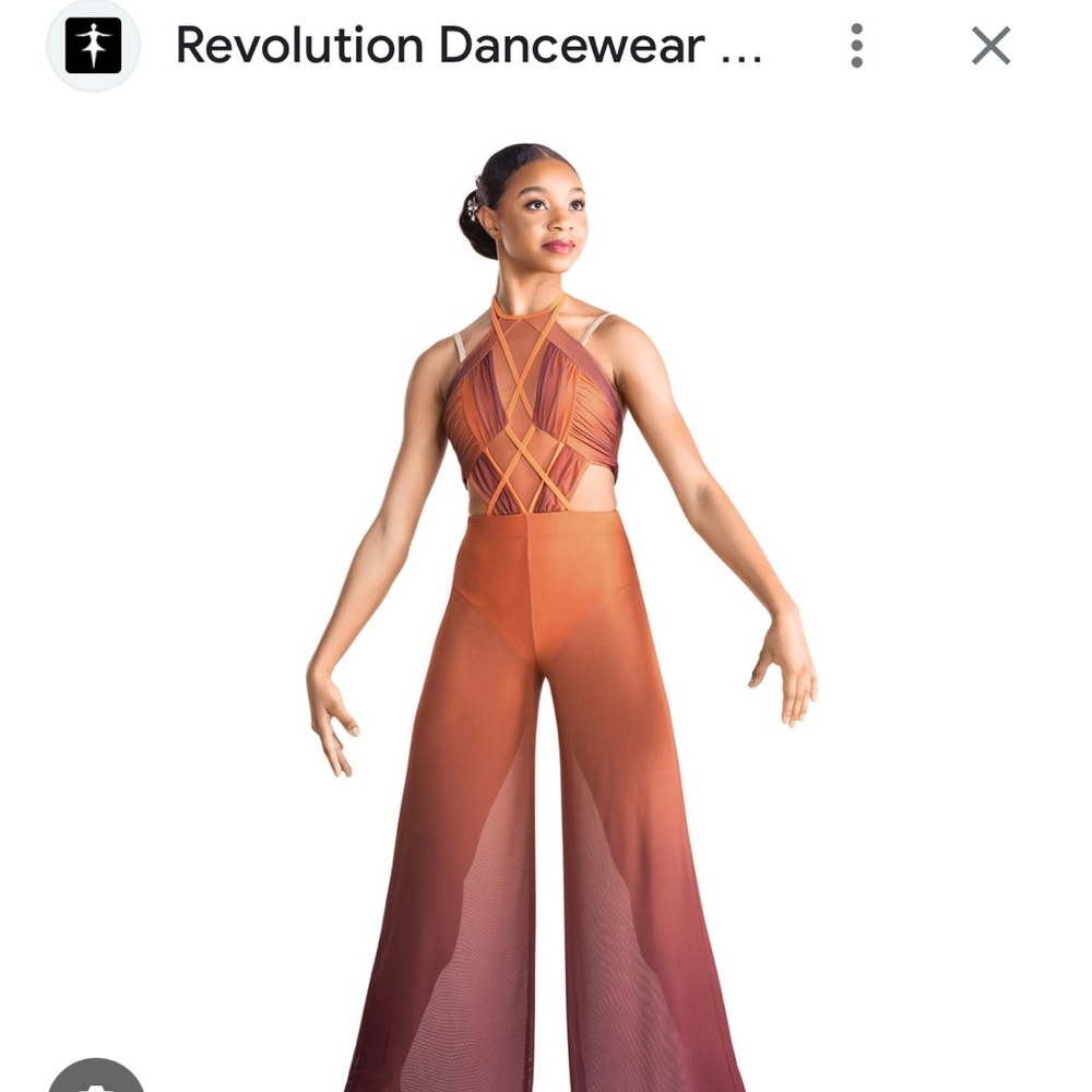 Women's Gradient Jumpsuit - Brown